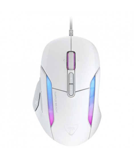 Souris gaming sans fil - Turtle Beach Kone II - Ultra légere - Blanc, 26 000 DPI, 23 fonctions personnalisables