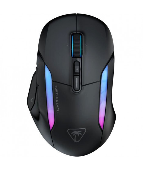Souris gaming sans fil - Turtle Beach Kone II Air - Ergonomique - Noir, Bluetooth, 26 000 DPI, molette 4D