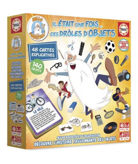 Jeu de rapidité - EDUCA - Il Était Une Fois... Ces Drôles d'Objets - Observation et découverte historique des 6 ans