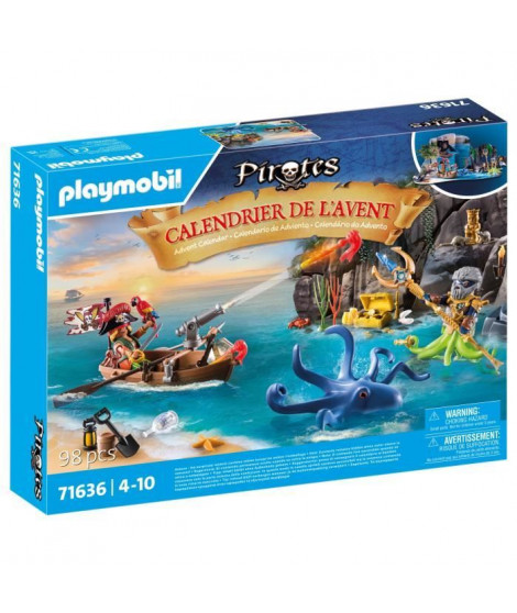 PLAYMOBIL - 71636 - Calendrier l'Avent Pirate