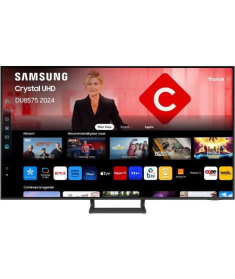 TV LED - SAMSUNG - 75DU8575 - 75 (190 cm) - 4K UHD 3840x2160 - HDR - Smart TV - Gaming HUB - 3xHDMI - WiFi