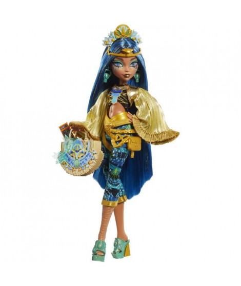 Monster High-Poupée Cleo De Nile avec tenue pour le Monster Fest HXH81