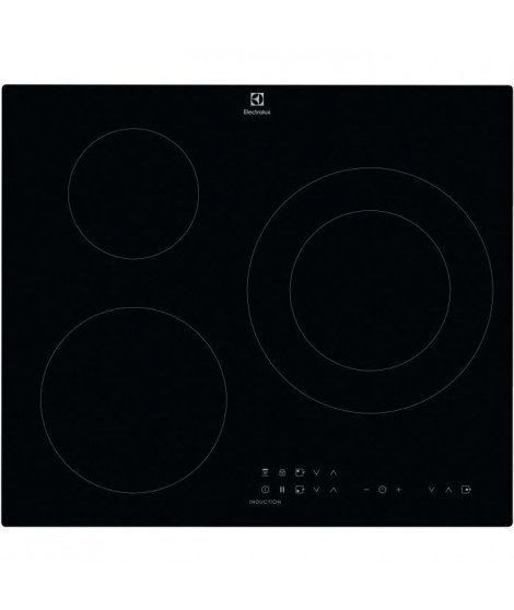 Table de cuisson a induction - ELECTROLUX - 3 feux - 60 cm - CIT60331CK - Noir