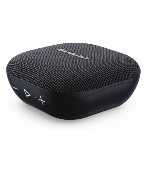 Enceinte Portable - SHARP - GX-BT60BK - 6W - Bluetooth 5.0 - Étanche et Robuste