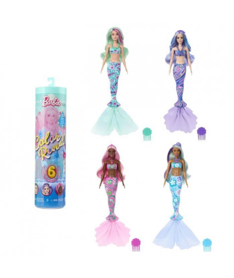 Barbie-Poupée Barbie Color Reveal-Assortiment HRK12