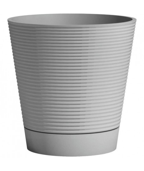 Pot réserve d'eau - GARDEN ID - Green Care Sense Bleu-Gris 40 cm - Garanti 10ans - 100% recyclé