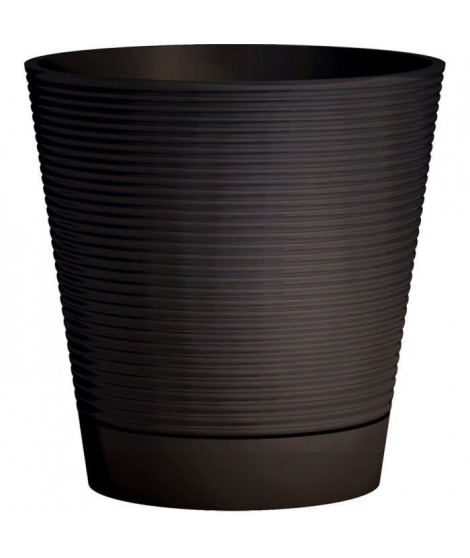Pot réserve d'eau - GARDEN ID - Green Care Sense Noir-Anthracite 40 cm - Garanti 10ans - 100% recyclé