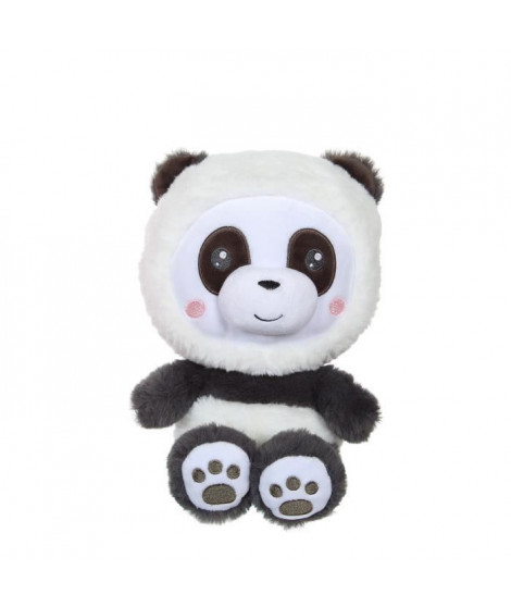 Peluche Panda Hoody Pets - GIPSY TOYS - 24 cm