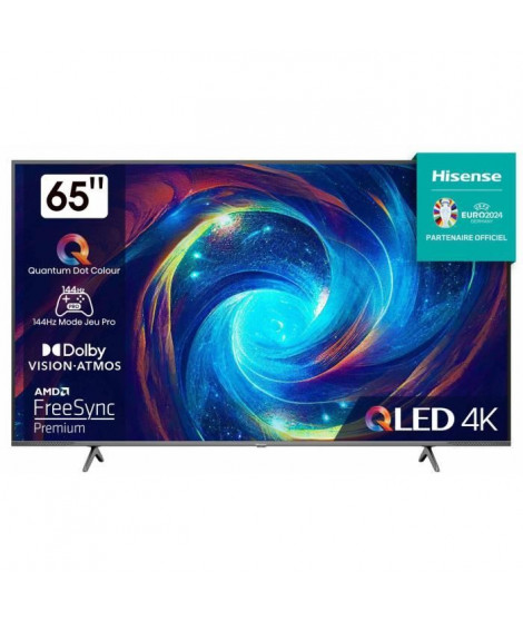 TV QLED - HISENSE - 65E79KQ Pro - 65 (164 cm) - Bords ultra fins - 4K UHD (3840x2160) - Dolby Vision IQ - Smart TV - 4xHDMI