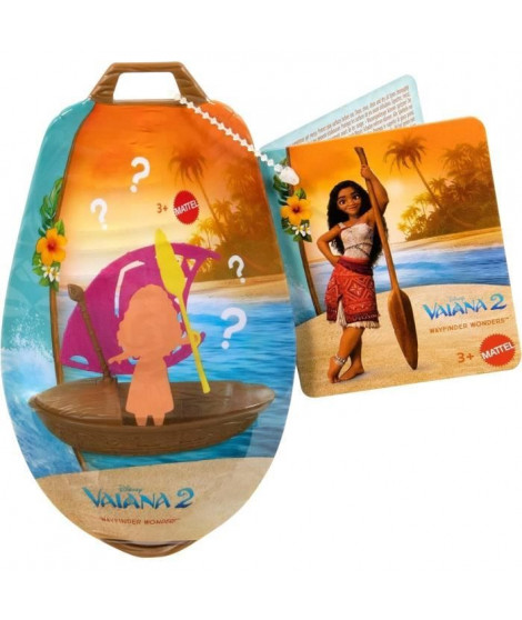 MATTEL Pirogue et ses 3 surprises JBT68 -Vaiana 2
