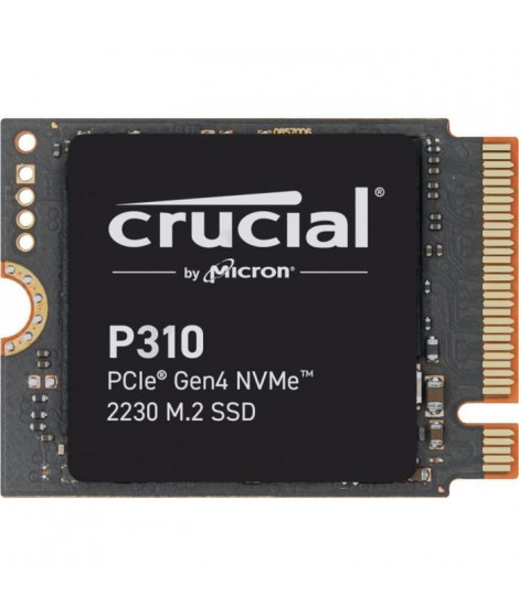 Disque SSD Interne - CRUCIAL - P310 2To PCIe Gen4 2230 NVMe M.2 SSD (CT2000P310SSD2)