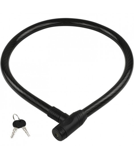 Antivol vélo - BURG WACHTER - 570 120 - Clé, acier 25 mm, gaine en PVC