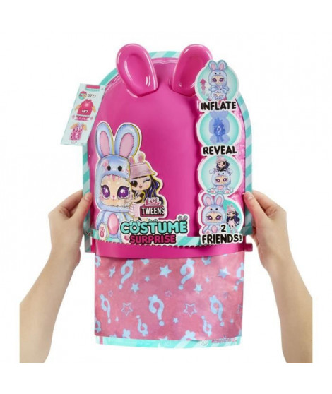 L.O.L. Surprise - Poupée Tweens Costume - Aya Cherry - Poupée de 17cm + animal gonflable - Surprise a découvrir - 4 modeles a…