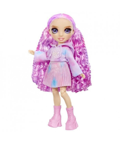 Rainbow High - Water Color - 1 poupée mannequin (Violet) de 27cm - 2 tenues et accessoires a personnaliser - Colore tes cheveux