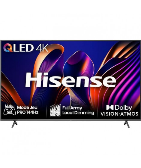 TV QLED - HISENSE - 75E7NQ PRO - 75 (189 cm) - 4K UHD 3840x2160 - Dolby Vision - Smart TV - 4xHDMI - WiFi