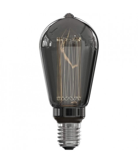 Ampoule LED E27 - CALEX - GLASSFIBER RUSTIC ST64 - 3,5 W - 40 lm - 2000 K - Intensité variable - Titanium