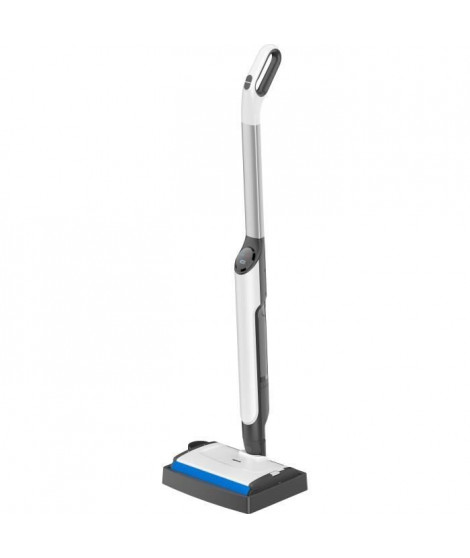 MEDION H10 Nettoyeur Sol Dur sans Fil - Rouleau Brosse - Réservoirs Eau Propre/Sale - Fonction Auto-Nettoyage - Écran LED
