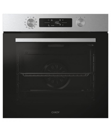 Four encastrable multifonctions Pyrolyse  Candy CA6 NP5B3EYTX - Wifi - Inox - Porte froide - 78l - Classe A++
