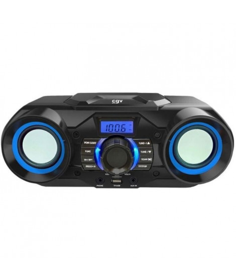 Radio CD portable - CGV - CD SG-1 - CD, CD-R-RW, MP3, SD - USB - Bluetooth