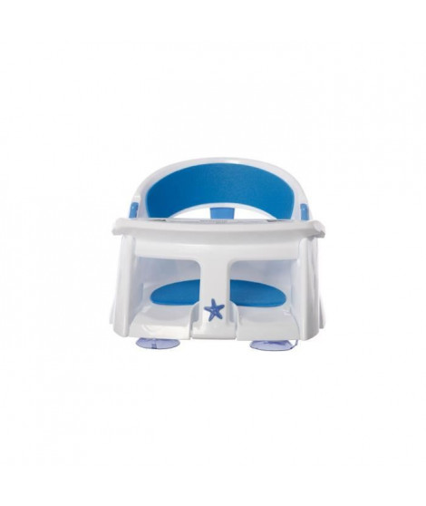 Siege de bain - DREAMBABY - Super confortable - Indicateur de détection de chaleur - 6 a 24 mois jusqu'a 13 kg - Blanc