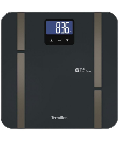 Pese personne - Terraillon - MASTER FIT ULTRA - Electronique, connecté WIFI - IMC - Analyse masses - Apport calorique journalier