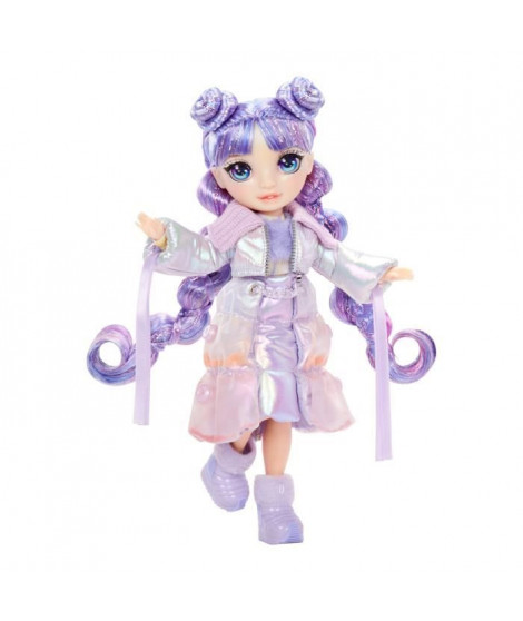 Rainbow High - Winter Wonderland - 1 poupée mannequin (Violet) de 27cm - 1 tenue magique et accessoires - Bonhomme de neige a…