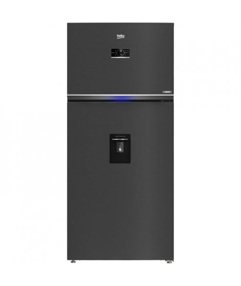 Réfrigérateur pose libre - BEKO - RDNE650E40DZXBRN - Double Porte - 630 L - 83,2 x 76,2 x 187 cm - Carbone