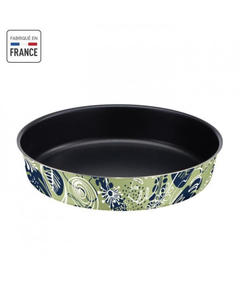 TEFAL Jungle Moule a manqué 26 cm, Antiadhésif, Démoulage parfait, Diffusion homogene de la chaleur, Fabriqué en France J5749702