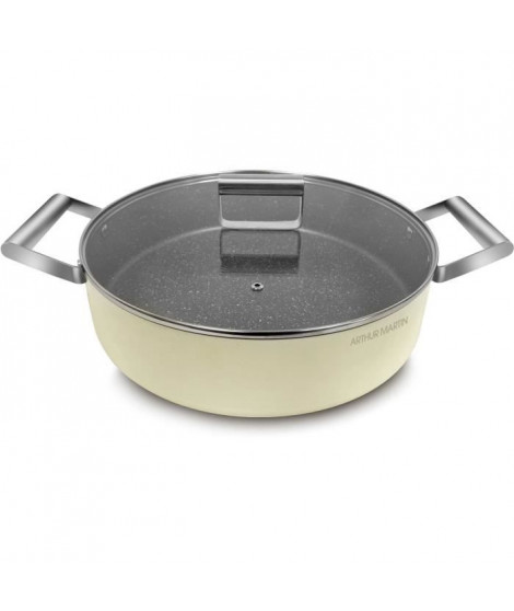 Faitout - ARTHUR MARTIN - AM0982 - 32 cm avec couvercle - Aluminium Forgé - Tous feux dont induction + four