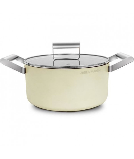 Marmite - ARTHUR MARTIN - AM4631 - 24 cm avec couvercle - Aluminium Forgé - Tous feux dont induction + four