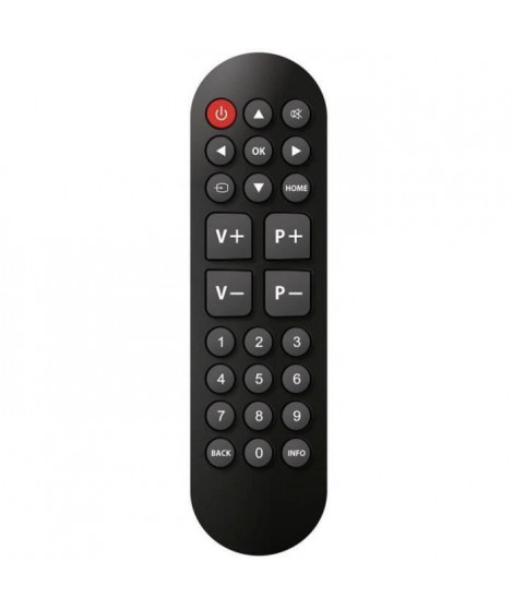 Télécommande Universelle - CGV - FIDELIO Easy 5 - Gros boutons - Multi-Marques - Sans programmation