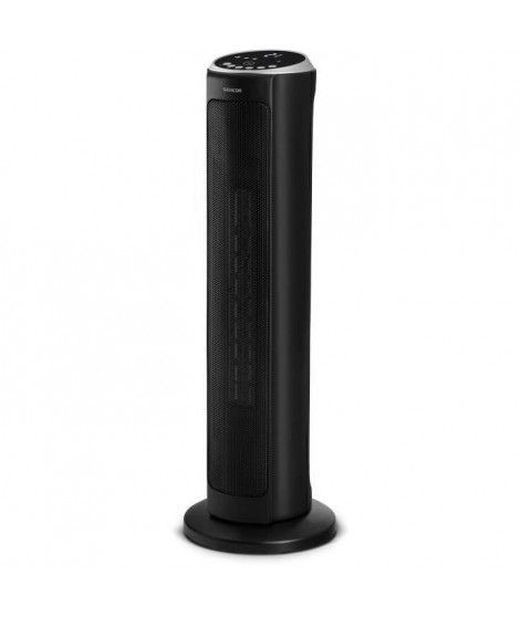 Radiateur tour en céramique - SENCOR - SFH 8990BK - Jusqu'a 2000 W - 3 modes - 24 m² / 60 m³ - Télécommande - Noir
