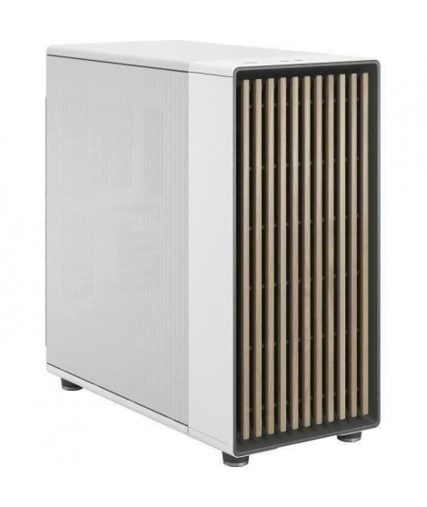 Boîtier PC - FRACTAL DESIGN - North XL Chalk White - FD-C-NOR1X-03 - E-ATX - Design élégant en bois et en alliage