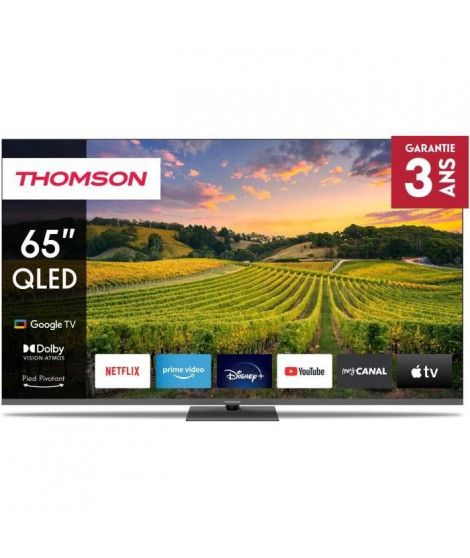 THOMSON 65QG5C14 - TV QLED 65 (165 cm) - 4K UHD - HDR10 - Smart TV Android - 4xHDMI 2.1