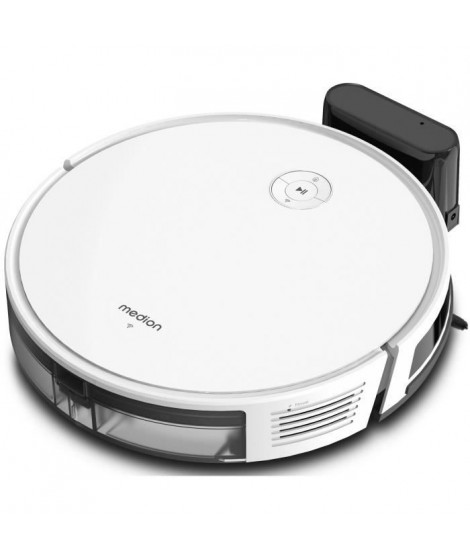 Aspirateur Robot MEDION S35 - MD11899 - 140 min - 4000 Pa - 550 ml - Blanc