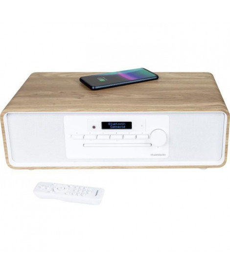 Micro-chaîne Bluetooth - THOMSON - CD/MP3/USB/Radio FM/DAB+ - 75W - Affichage LCD - Télécommande
