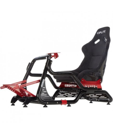 Cockpit de simulation racing - OPLITE - GTR S8 Elite Force - Rouge