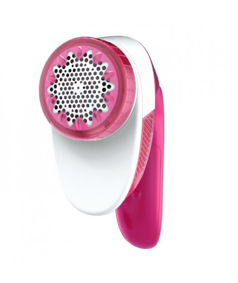 CALOR Rasoir anti-peluches, Grille acier inoxydable, Large tete de rasage, Résultats parfaits, Edition limitée octobre rose J…