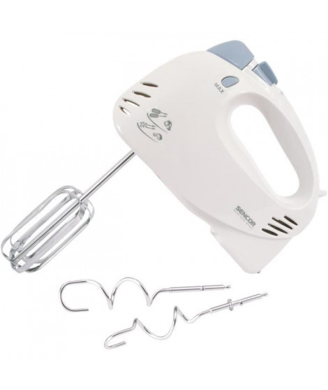 Batteur a main - SENCOR - SHM 5203-EUE3 - 400 W - 5 vitesses et Turbo pulse - Blanc