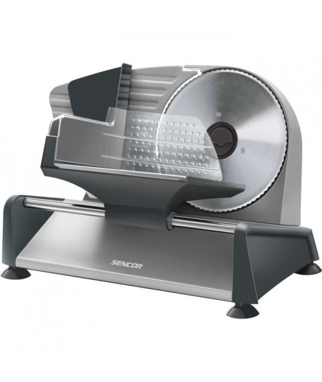 Trancheuse électrique - SENCOR - SFS 4050SS - 150 W - Epaisseur de tranche : jusqu'a 15 mm - Argent