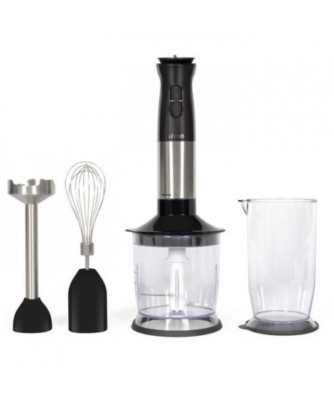 Set mixeur plongeant - LIVOO - DOP246 - 800 W - 12 vitesses - Noir
