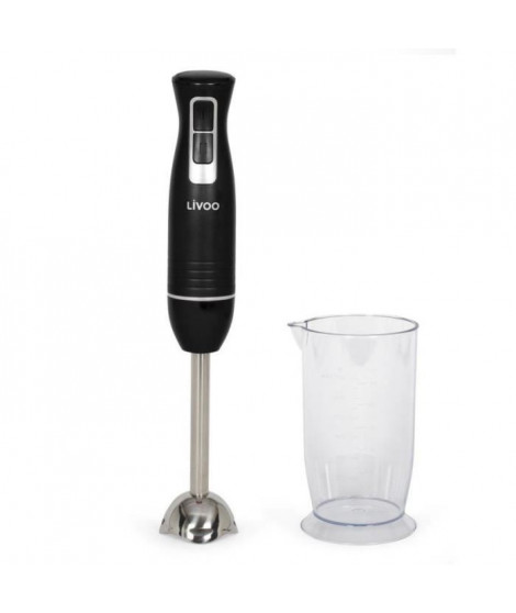 Mixeur plongeant avec bol - LIVOO - DOP245N - 400 W - 2 vitesses - Noir