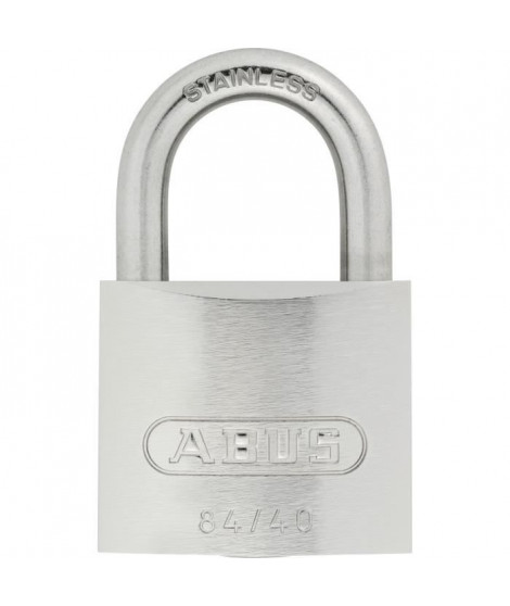 Cadenas en laiton massif - ABUS - 84IB/40 - Anse inox - Pieces intérieures anti-corrosion