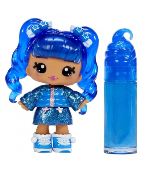 Yummiland - 1 poupée 10 cm et un gloss pailleté a créer - Rory - Goût Myrtille - Des 4ans