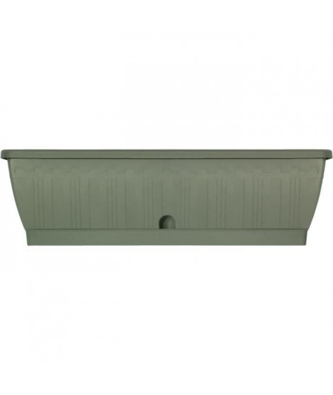 Jardiniere - GARDEN ID Terraflor - Vert de gris 60 cm - Solidité - Réserve d'eau - Recyclé & 100% recyclable - Volume pour pl…