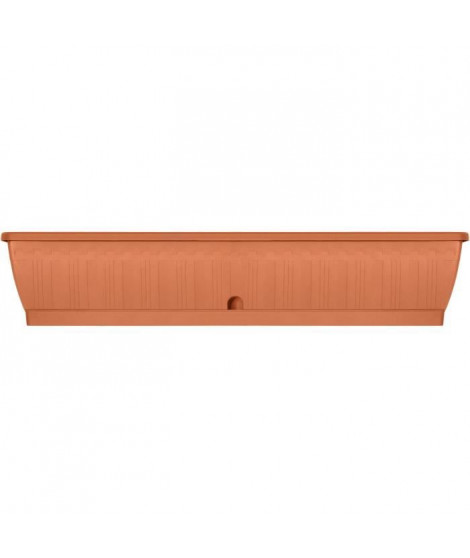 Jardiniere - GARDEN ID Terraflor - Terra 100 cm - Solidité - Réserve d'eau - Recyclé & 100% recyclable - Volume pour plantes.