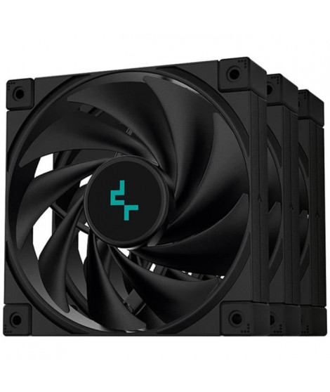 Ventilateur DEEPCOOL FK120 (Noir) - Pack 3 - 3x120mm - 500-1850 RPM - 28 dBA - 68,99 CFM