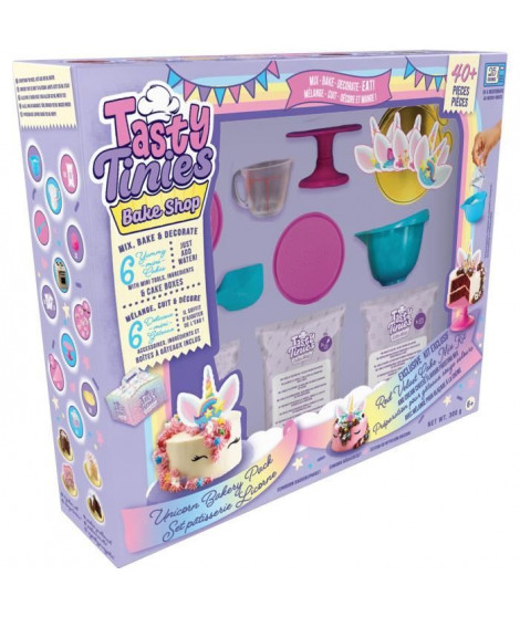 Kit de cuisine - GOLIATH - Mini Chef Tasty Tinies Unicorn Party Pack - Ingrédients pré-dosés des 6 ans