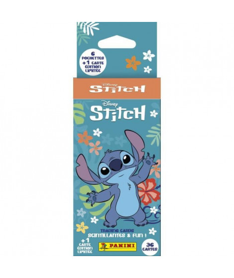 Blister de 6 pochettes + 1 carte EL - PANINI - STITCH TC - 36 cartes