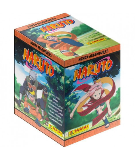 Boîte de 36 pochettes - PANINI - NARUTO - Les aventures d'un ninja - 180 stickers